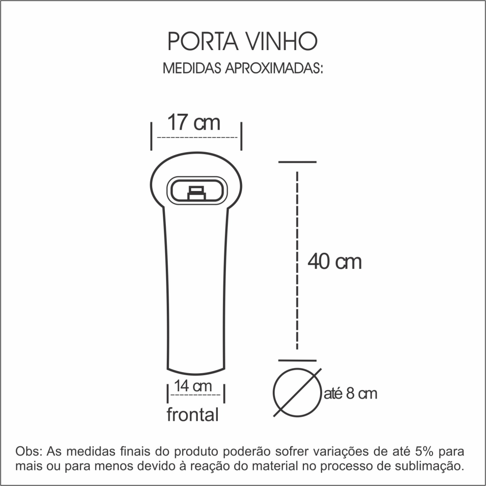 Porta Vinho Premium Personalizado